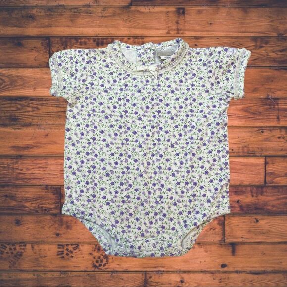 Vintage Carter's Classics Bodysuit Baby Girl Size 6-9 Months - Picture 1 of 7